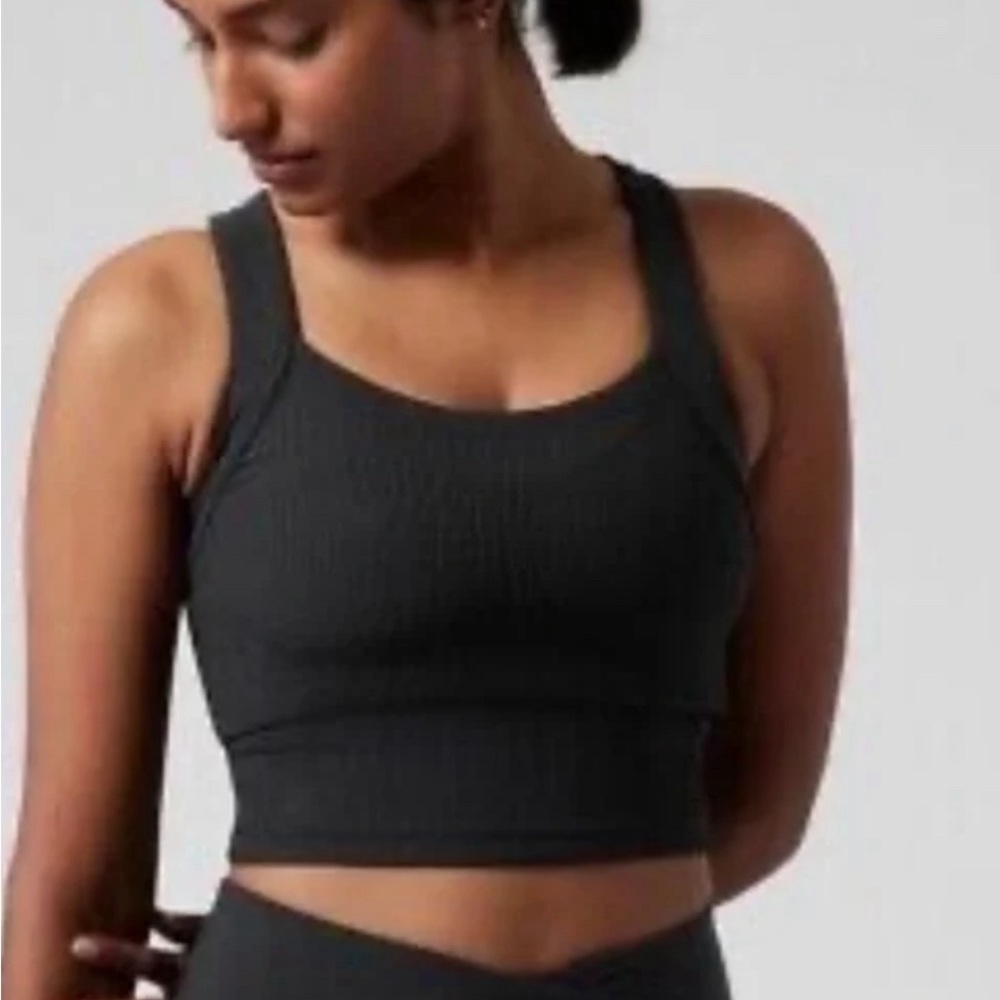 athleta horizon tank - black NWT - large